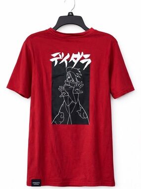 Team Liquid x Naruto Shippuden Deidara Akatsuki Graphic Tee Red Men’s Medium